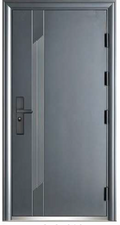 Puerta exterior de seguridad Gris elegant