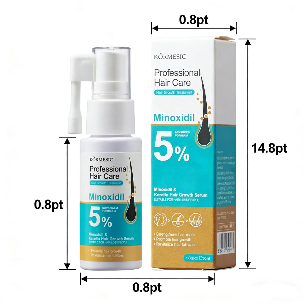 [BUY 1 GET 1 FREE]KÖRMESIC 5% Minoxidil Hair Growth Scalp Massage Cream with Keratin & Ginger for Men Women Prevents Loss Repairs Follicles Promotes Strengthens Roots Buy 1 Get 1 Free Thickening Regrowth Formula Rosemary Biotin